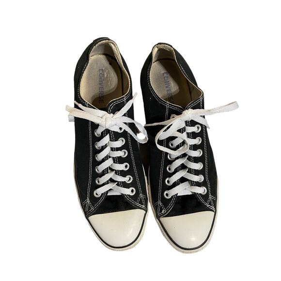 Converse Shoes - Converse Chuck Taylor Black SZ 10 Men 12 Women Low Top Tie New Strings